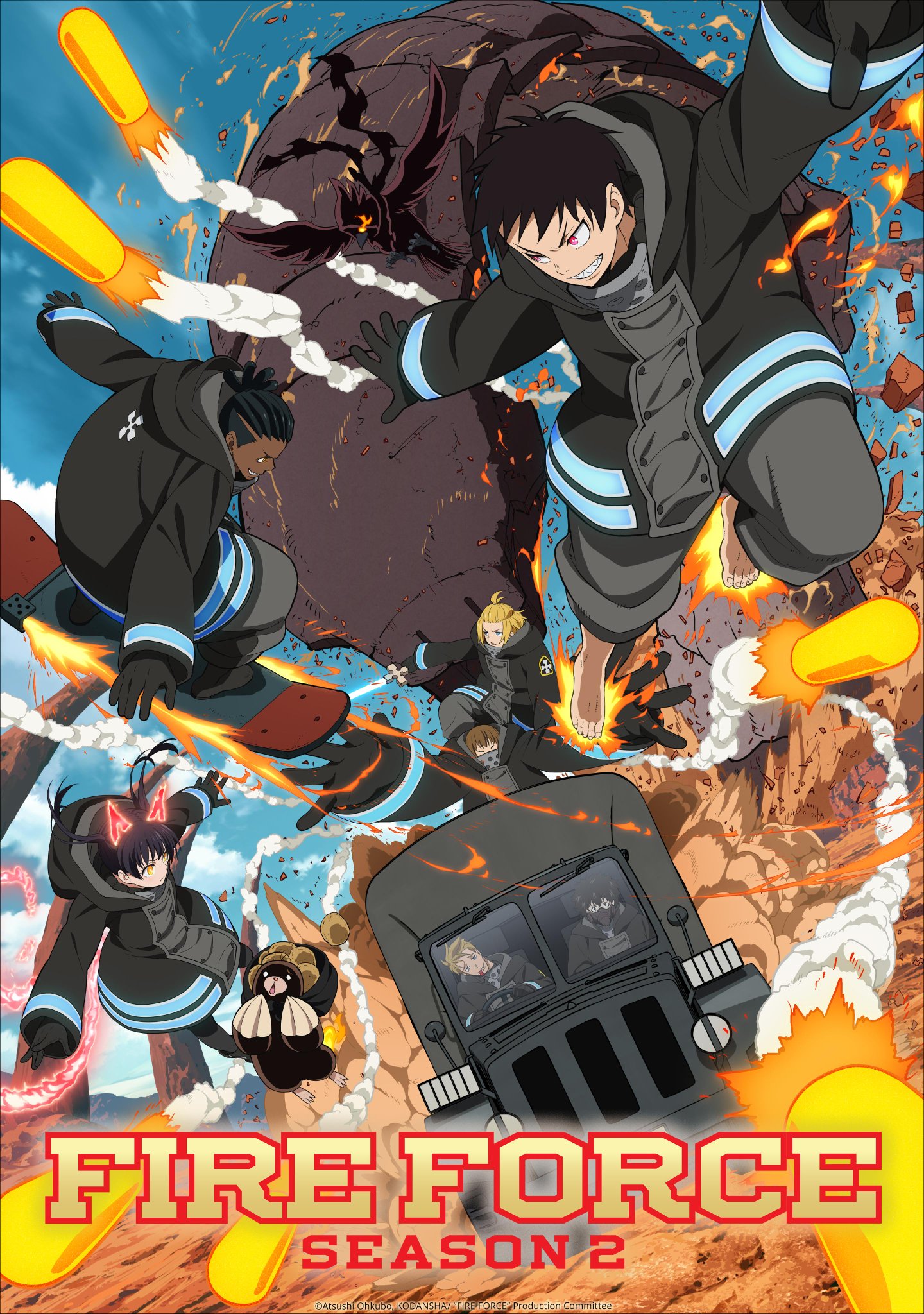 Fire Force Season 2 Reveals Episode Order