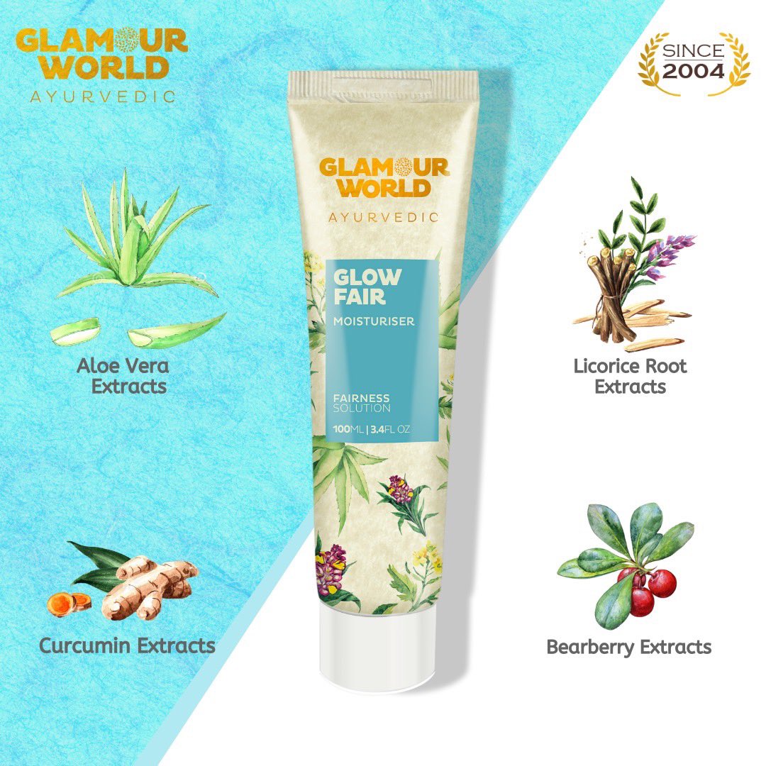 glamour world glow fair moisturizer