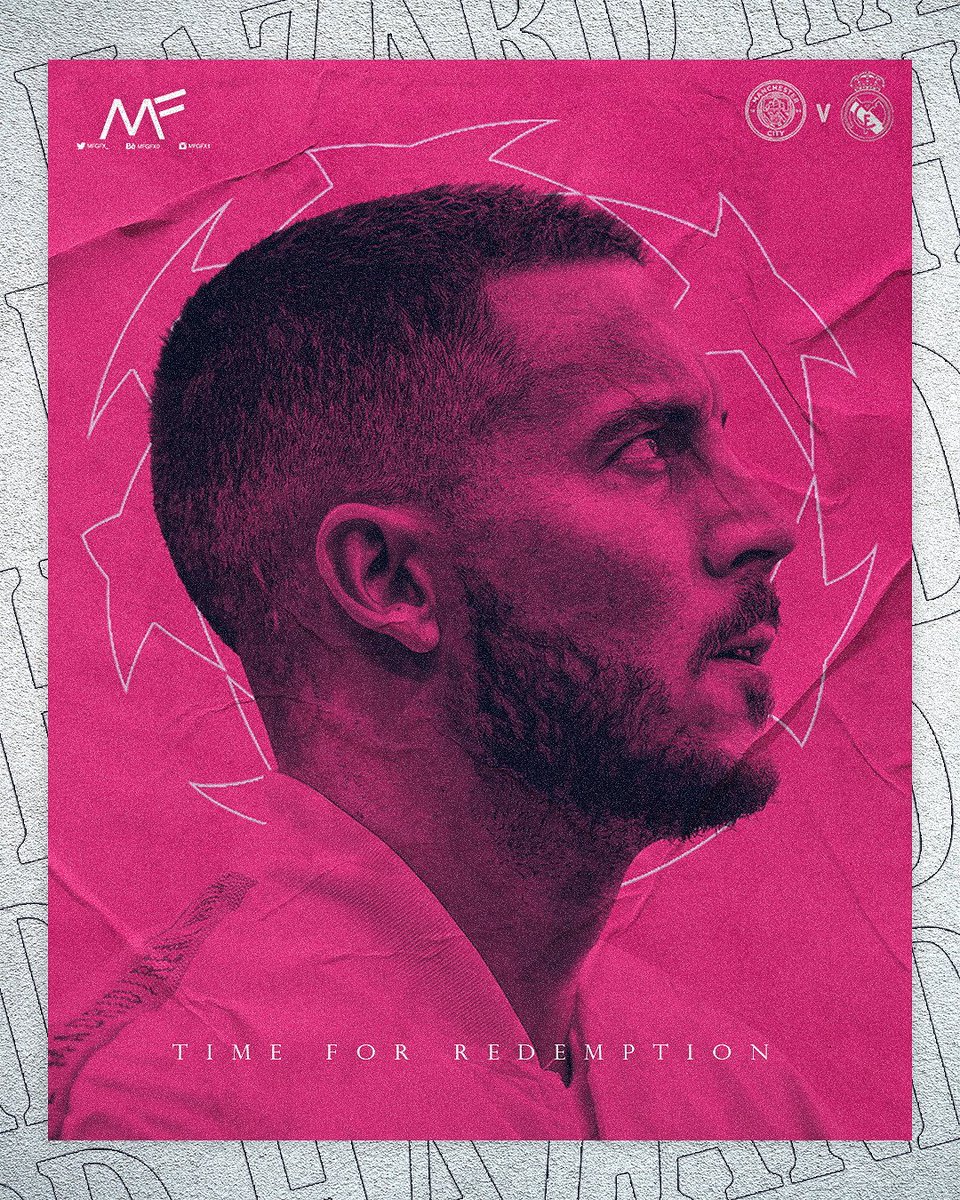 MFGFX_'s tweet photo. Time For Redemption.

@realmadrid  @hazardeden10 https://t.co/KjT0Lxw7Id