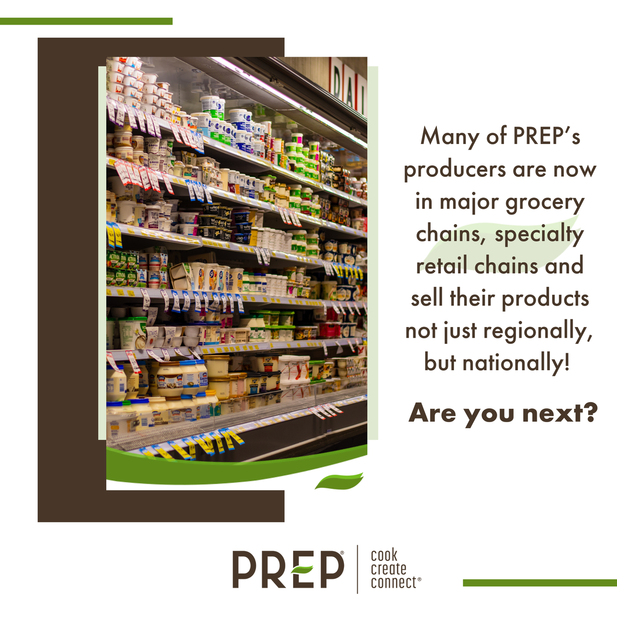 prepatx's tweet photo. Many of PREP’s producers are now in major grocery chains, specialty retail chains and sell their products not just regionally, but nationally! Are you next?
https://t.co/k7k0ydzV02
#foodstartup #foodbusiness https://t.co/SzrD3SyEAz