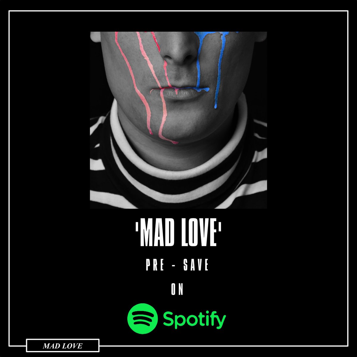 // Spotify Pre-save //

You can pre save ‘Mad Love’ on Spotify by following the link in my bio!

Make sure you head over there and give my Spotify a follow to keep up to date with any and all future releases.

Oh, by the way, you’re gonna love this EP. I just know it.

Ollie x