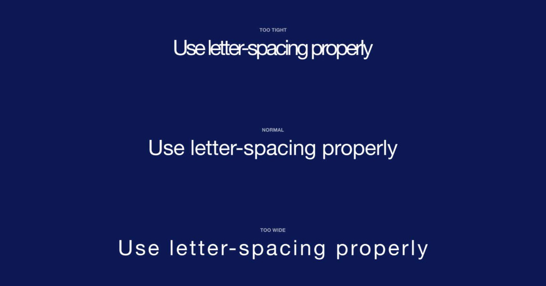 JTWebDesigns's tweet photo. #WeKnowTheWeb The Designerโs Guide to Letter-Spacing #KeepItSimple https://t.co/qfCn4xdYN8
.
.
.
.
.
#WebDesign #WebDev #MobilWEB #UX #WebTips #SEO #PPC #Branding #Storytelling #NewOrleans #Bilingual #Webmaster #Digital #Marketing Specialist https://t.co/Cc4exGmEDB