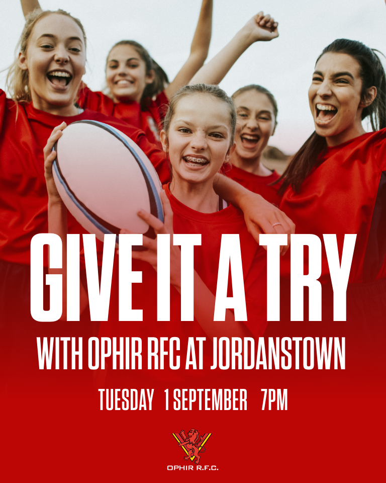 Ophirrugby's tweet photo. Give It a Try!
We encourage girls and women to come along and 'Give it a Try' Ophir RFC, located at UUJ. Its a NEW team, everyone will make NEW friends, which you will keep for life.
#OphirRFC #TeamOphir #UptheOphs #OphirAtUUJ #OphirWomens #DevelopmentRugby https://t.co/Psw2vxoUtC