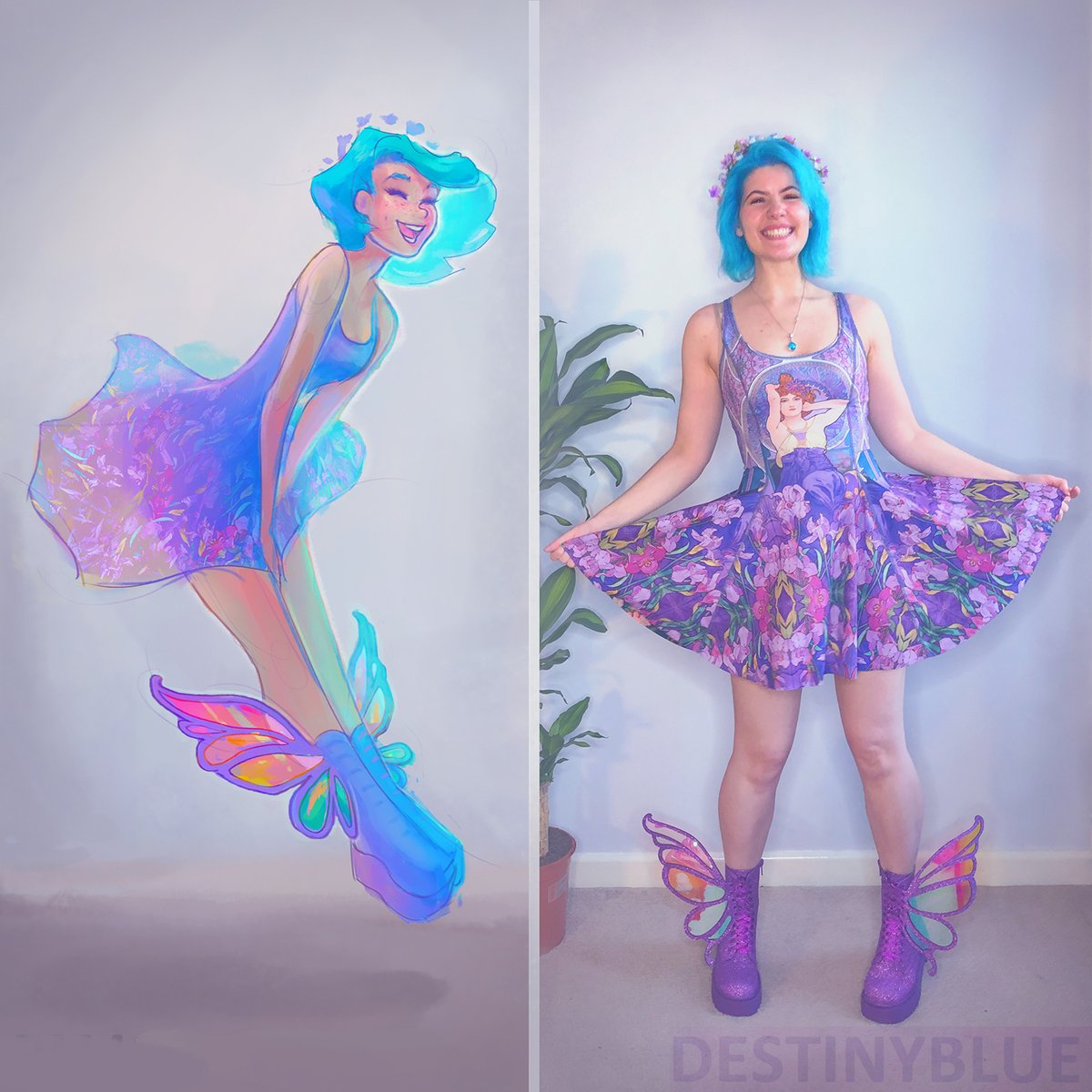 DestinyBlueArt's tweet image. I'm doing better! 💙

The TMS treatment is starting to work.
It's still early days but it feels good to feel good! 😄