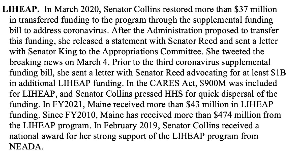 13/ LIHEAP...  #mepolitics