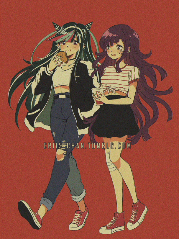 澪田唯吹 ,罪木蜜柑 「??☀️ 」|Criis-chan 🌸のイラスト