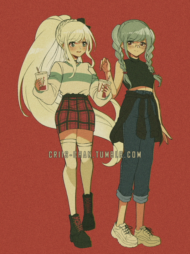 澪田唯吹 ,罪木蜜柑 「??☀️ 」|Criis-chan 🌸のイラスト