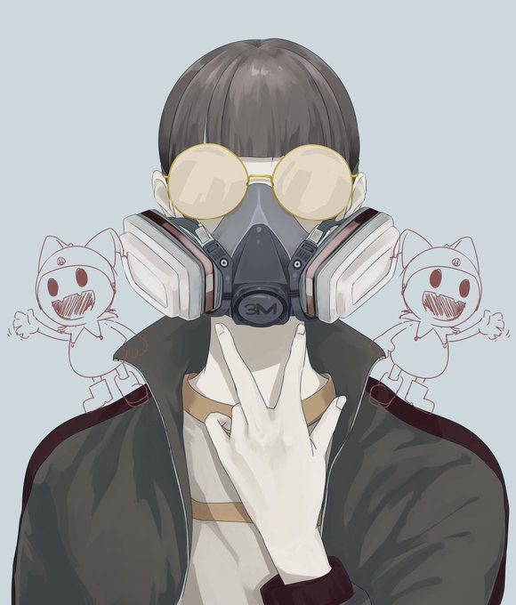 ガスマスク 高画質 のtwitterイラスト検索結果