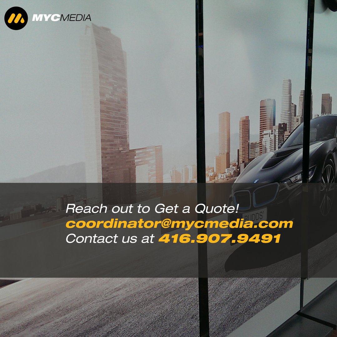 myc_media's tweet photo. We design, print and install partition walls and murals that help you demonstrate your products and boost your sales. Reach out to know more: (416) 907-9491
#wallmurals #wallpapers #customwapers #cusomart #decalsandstickers #stickers #interiorsignage #mycgraphics #mycmedia https://t.co/zbn6xT1zmZ