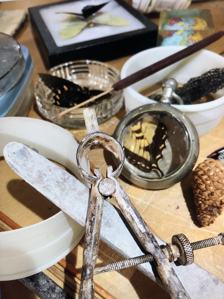 LauraLebedaArt's tweet photo. “Found” objects collected &amp; in my studio space give inspiration. https://t.co/p86txW6SGP