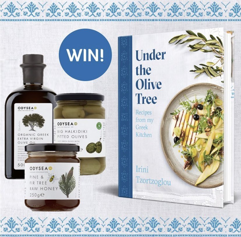 Odysea_Ltd's tweet photo. #SummerGiveaway 
Last chance to enter our competition for a signed copy of brand new #UnderTheOliveTree book by @irinitzo #MasterChefUK Champion 2019 &amp; a selection of our ingredients! Celebrate a #Greek themed staycation the best possible way 🇬🇷☀️
Enter ➡️ https://t.co/hBo7wwGKWq https://t.co/uNDeVHhWDH