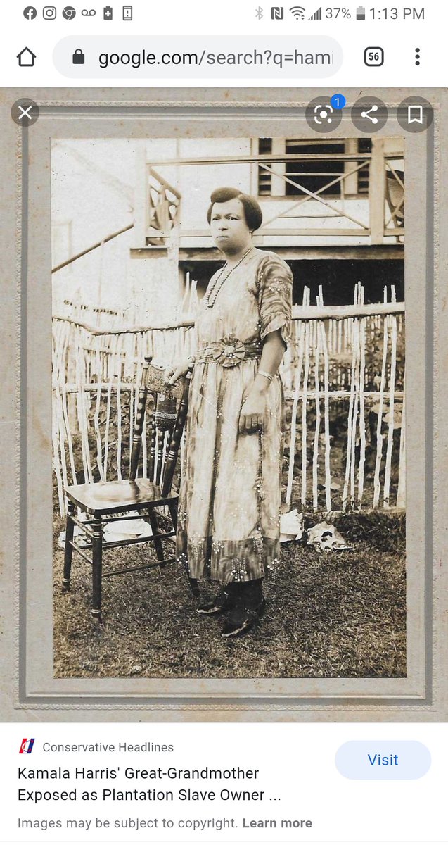 YoungAncestor1's tweet photo. So It turns Kamala Harris’ great-grandmother on her patrilineal side was a proud Creole slave plantation owner who founded the city of Brown’s Town, Jamaica. That's ONLY 3 generations back from Kamala herself. Hence why Joe Biden picked her 4 VP they're both anti #ADOSReparations https://t.co/5exII802x0