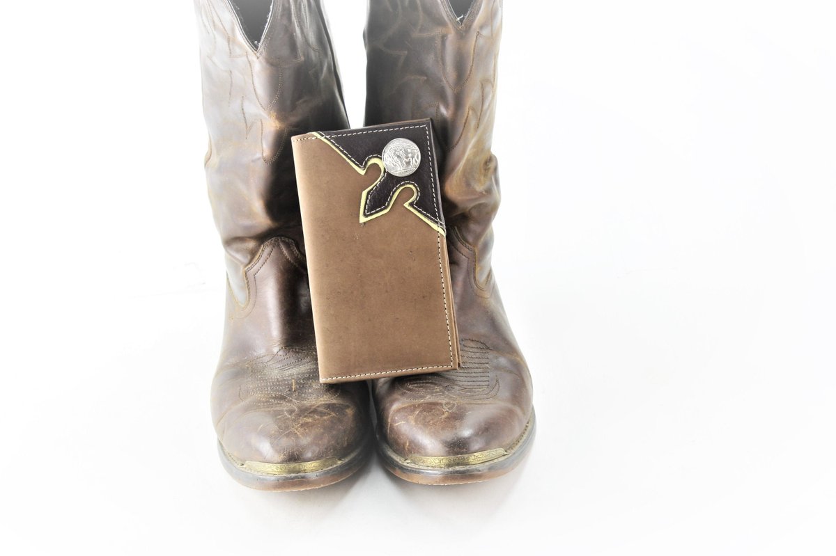Rivet & Burr on Twitter "Checkbook wallet with buffalo nickle, Rodeo