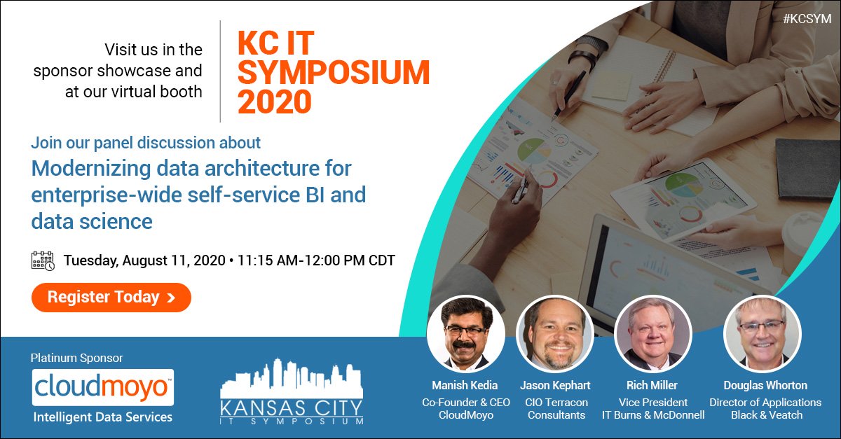 GoCloudMoyo's tweet photo. Donโt miss the breakout session with @mkedia, #CloudMoyo Co-Founder & CEO, along with #industryleaders at the upcoming @EFMEvents KC IT Symposium #virtualevent on August 11th at 11:15 AM CT. Register here: https://t.co/4oL6RBsg4a #KCSYM #Networking #KansasCity https://t.co/J9paGZemTm