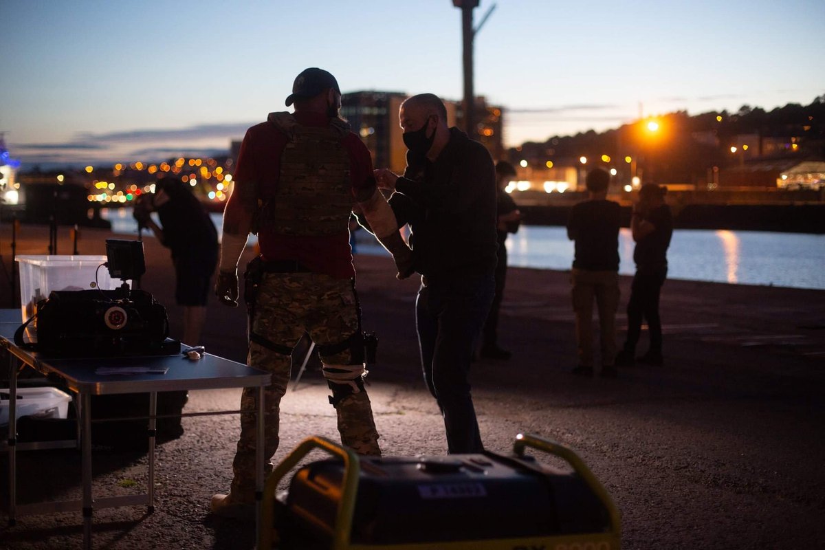 media_dare's tweet photo. @LyonsDave14 just sent me some more great bts shots from our @GhostRecon shoot!

@RaffGN7 @Shauna_c_jones @GhostRecon_UK @GhostRecon_FR @Ubisoft @UbisoftParis @Ubisoft_UK
#GhostReconBreakpoint #GhostReconArt https://t.co/FOKQCGfMTG