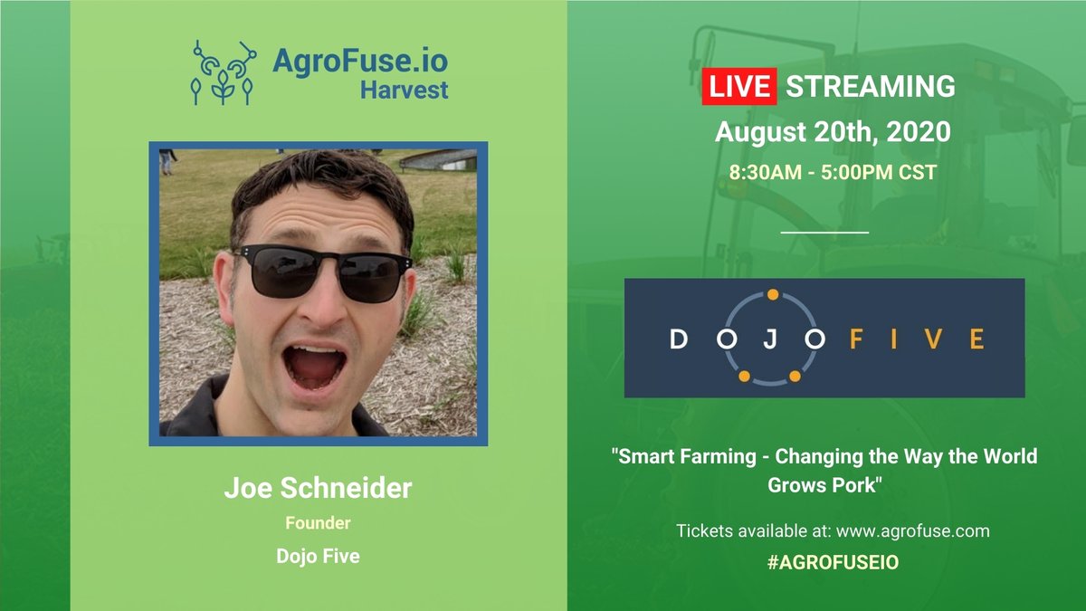 agfuseIO's tweet photo. SMART FARMING - CHANGING THE WAY THE WORLD GROWS PORK --> https://t.co/DhvsExsJ0X
Grab your digital streaming pass now! —> https://t.co/ycQeKvo0bs
#agrofuseio #agrofuseioharvest #agiot #virtualconference https://t.co/EUbUbL3bdD