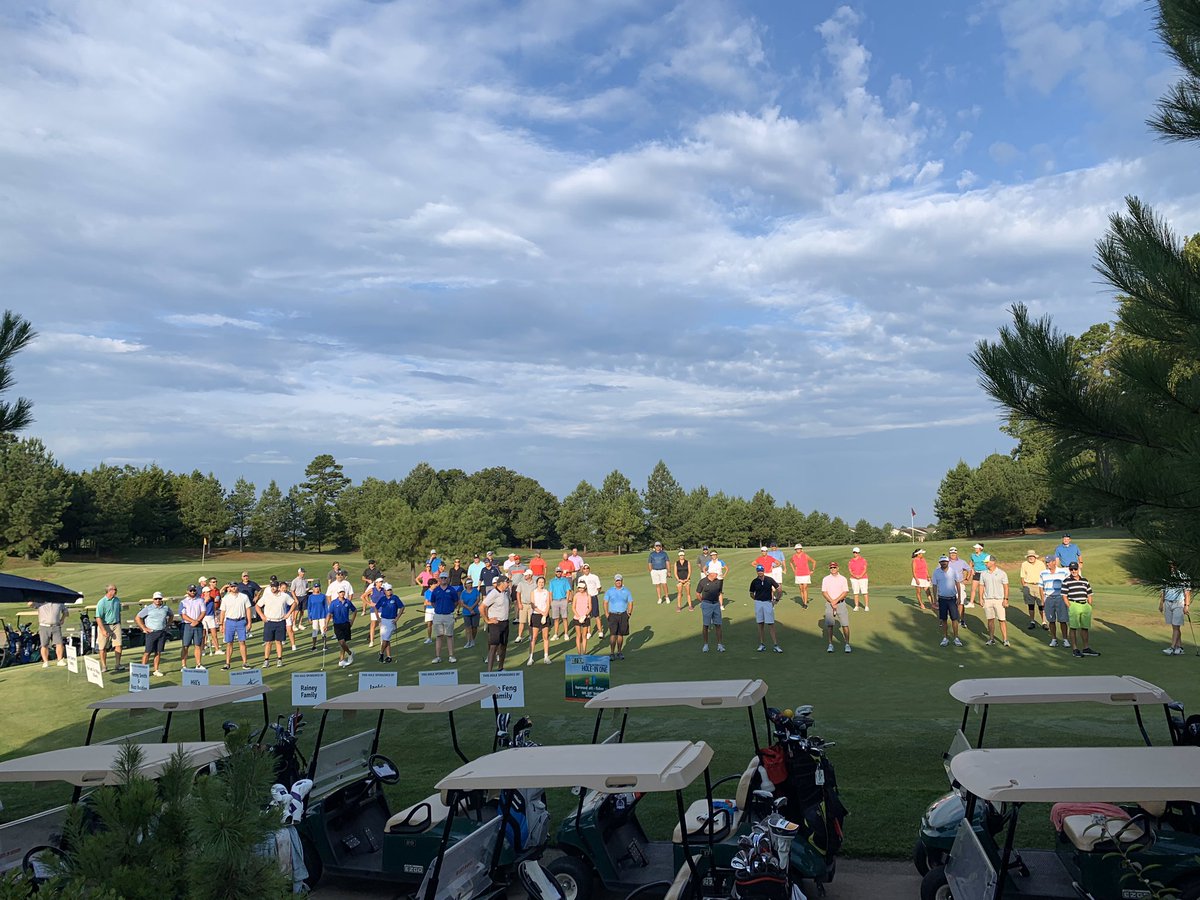 WampusCatGolf's tweet photo. It was a great day at Nutter’s Chapel Golf Course for the first annual Janet Taylor Golf Classic! Thanks to all those who played this morning and all of our sponsors! Special thanks to Leach Propeties our presenting sponsor! It was a great day! Thanks for supporting our kids! https://t.co/cqy6SNqUH5