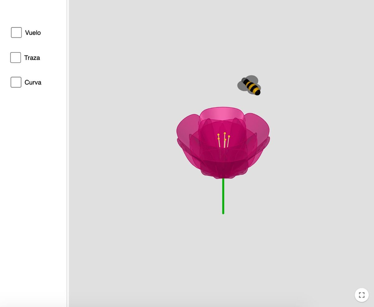 GeoGebraBogota's tweet photo. 🌷¿Quieres saber cómo hacer estas flores en @geogebra?🌼

💐 Sigue a Débora Pereiro (@debora_pereiro). Conoce cómo elaborarlas y pon a prueba tu creatividad.

🌹https://t.co/rQ9ozMHURO🌸

🐝Incluye abejas y mariposas animadas🦋

🌺 #geogebra #geogebrabogotá #aprendiendogeogebra https://t.co/mus5ZQM7b7