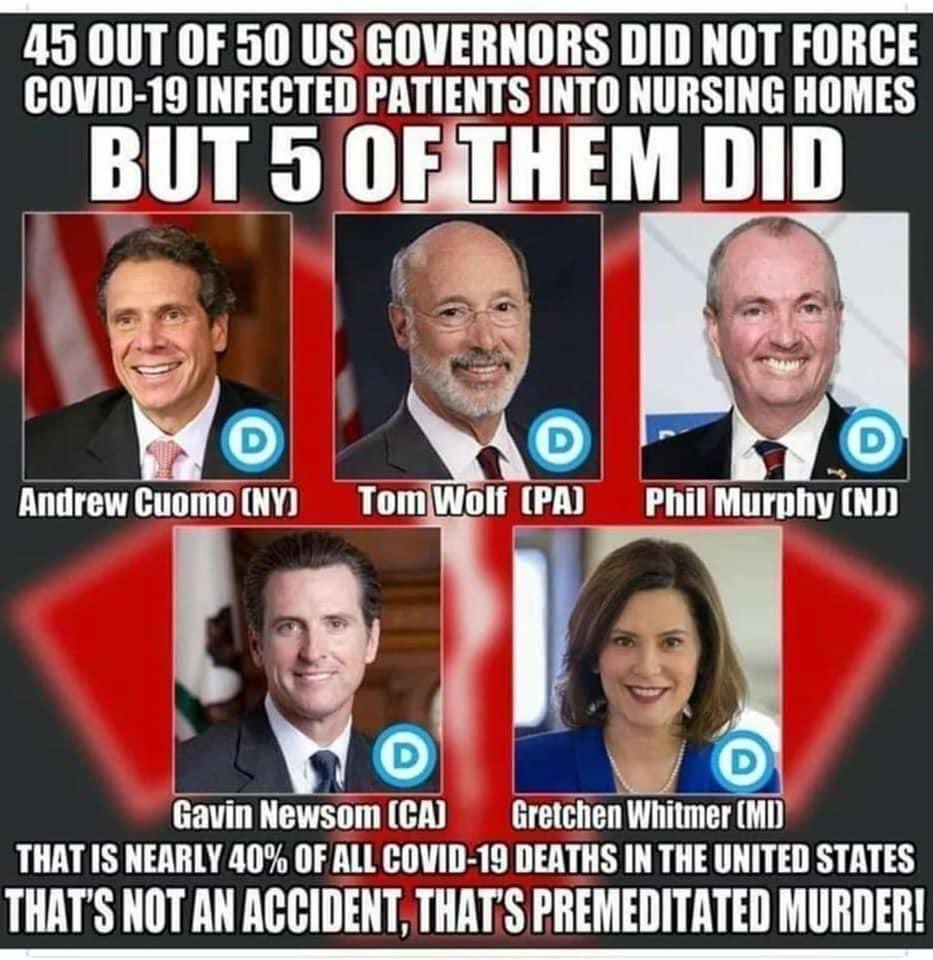 RdH1SW1's tweet photo. @zinser_t @KSITESL @GovWhitmer @maddogpac How about the number of #COVID__19 patients @GovWhitmer aka @gretchenwhitmer put into nursing homes?
Or her ignoring her own
“executive orders”?
#ArrestWhitmer
#IgnoreWhitmer
#ImpeachWhitmerNow! https://t.co/lMAs6ynI64