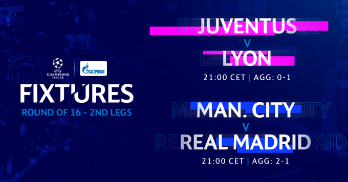 TVPROGRAMME2's tweet image. Soccer ball FRIDAY'S FIXTURES! Soccer ball
@juventusfc vs 
@OL

@ManCity vs 
@realmadrid

WATCH NOW:::

@Manchester City vs. @Real Madrid --- LIVE🔴►🔴►🔴 livestream24tv.com/UEFA%20Champio…

@Juventus VS @Olympique Lyonnais --- LIVE🔴►🔴►🔴 livestream24tv.com/Juventus%20VS%…