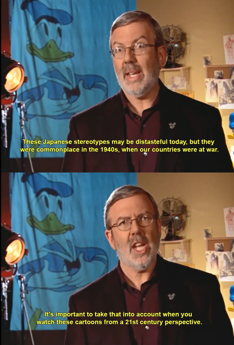 The production team taking this approach is notable because HARIMAO'S TREASURE is only 25 years old-- I think it's a good and responsible choice. But proper framing of this sort of stuff is, uh, kind of an industry standard...? It dates back a good 20 years, at least.