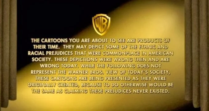 The production team taking this approach is notable because HARIMAO'S TREASURE is only 25 years old-- I think it's a good and responsible choice. But proper framing of this sort of stuff is, uh, kind of an industry standard...? It dates back a good 20 years, at least.