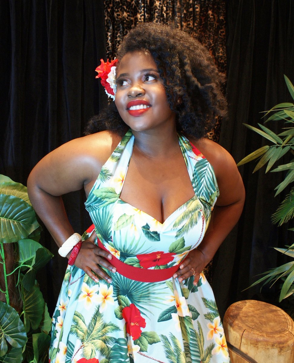 VivOfHolloway's tweet photo. The gorgeous @nanciilydia is wearing our Barbados Sky Halterneck Circle Dress⁠! 😍  ⁠
⁠
#vivienofholloway @vivienofholloway ⁠
⁠
#madeinlondon #vintagestyle #retro #pinupstyle  #vintageparty #swingdress #1950scircledress #flareddress #50sswingdress  #summerdress https://t.co/26cgagNYvN