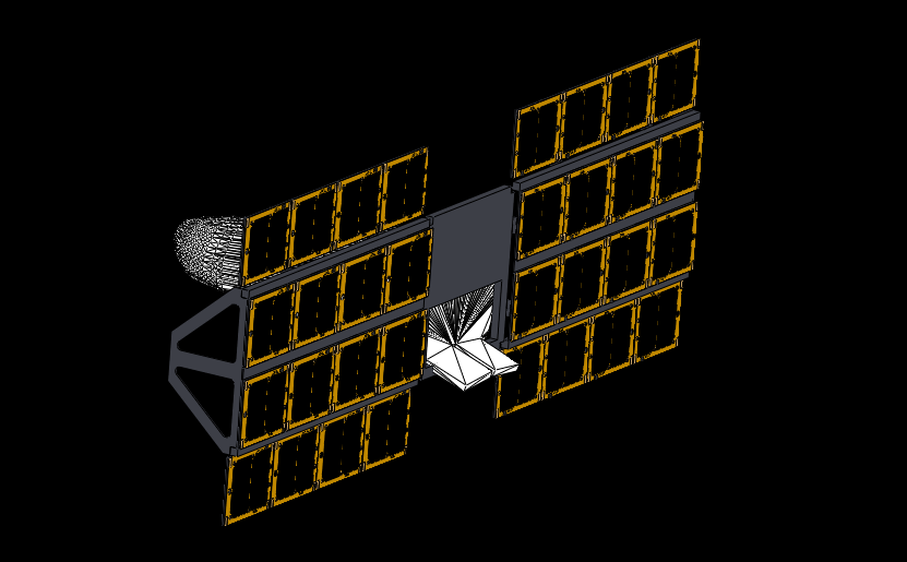 Le concept inclut donc la plateforme de retour dans un  #Cubesat se déployant en  #orbite (dont voici le mécanisme) pour exploiter les panneaux solaires qui se détacheront pendant le retour...