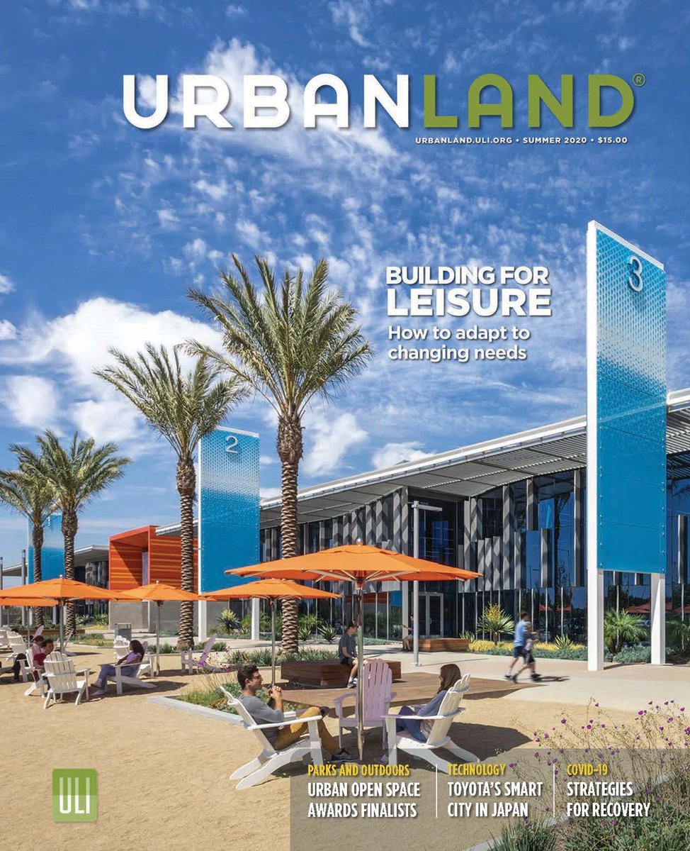 UrbanLandInst's tweet photo. The 2020 Urban Land Summer Issue is now available for ULI members. The cover topic is "Building for Leisure: How to Adapt to Changing Needs." 

Now on #KnowledgeFinder:
https://t.co/Zbydf00lgg https://t.co/LcnXSQmO8H