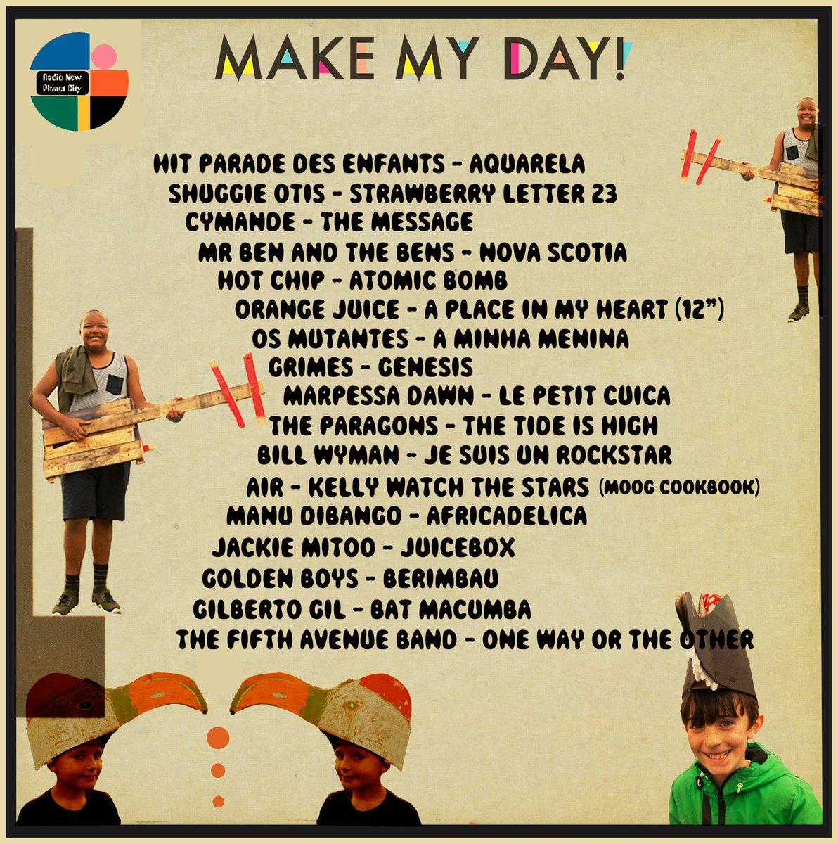 Radionewplanetcity #FridayNight Special radio broadcast intercepting radiowaves to kick start Make My Day! 2020 at home! 
mixcloud.com/RadioNewPlanet…

FESTIVAL DAY IS SUNDAY!! Gather your materials and get ready to make!