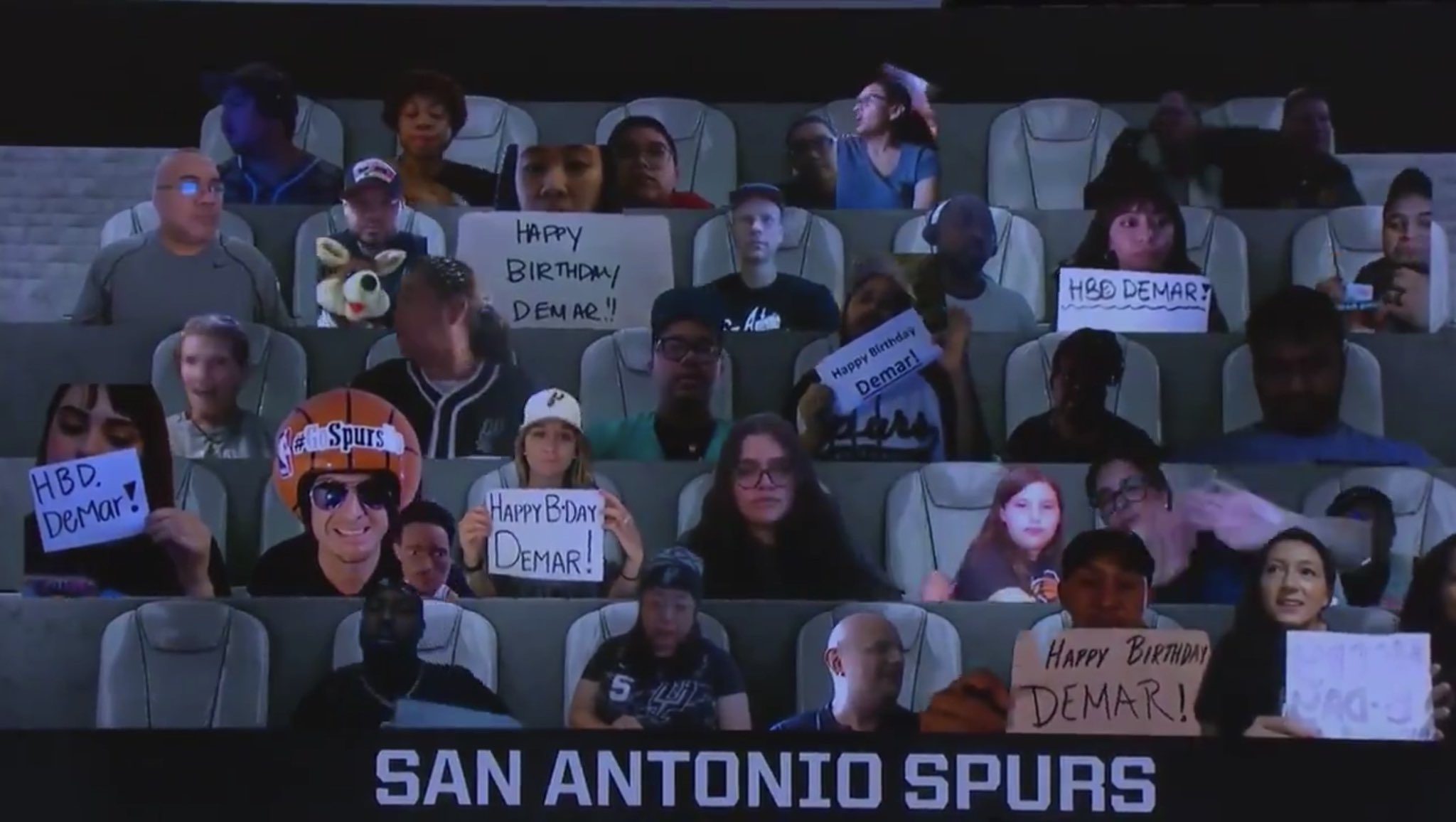 Virtual Spurs fans wished a happy birthday 