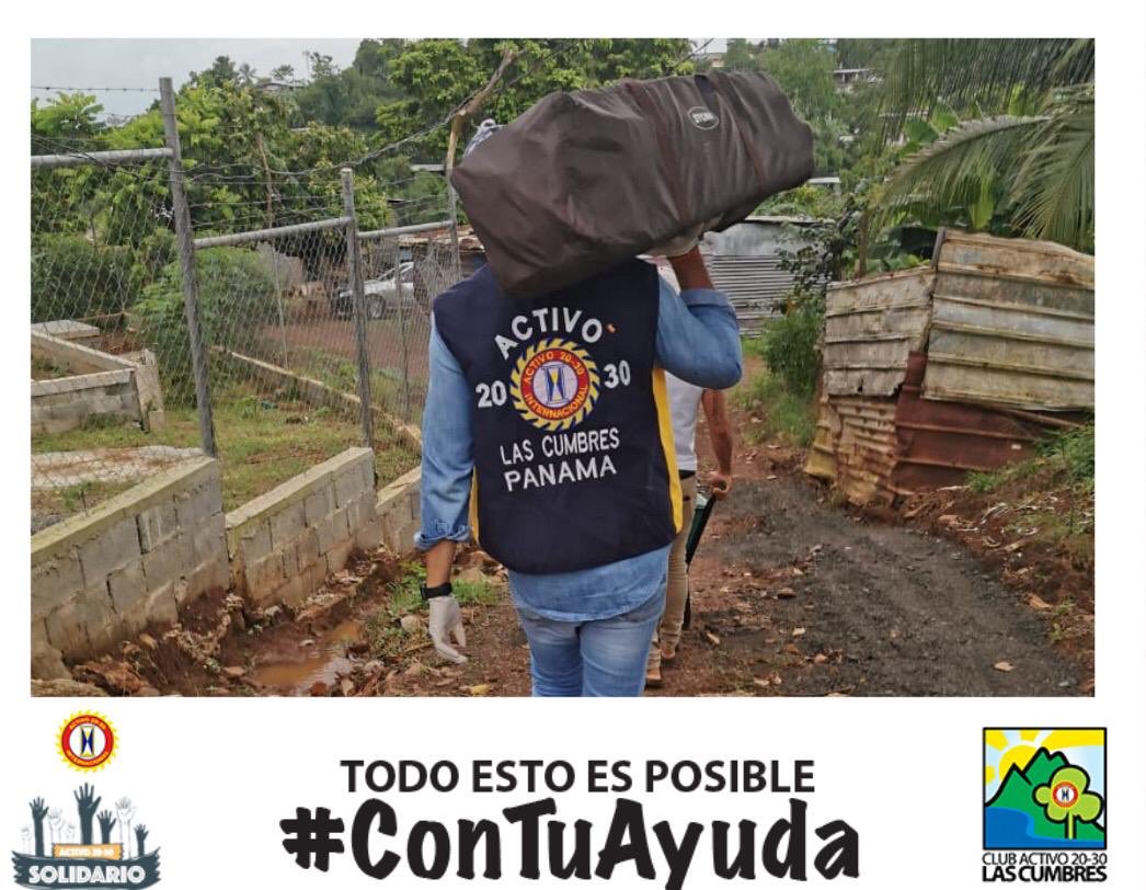 La Gran Bendición de Dios comunidad precarista en el distrito de Arraijan, con las medidas de salud correspondientes, realizamos una actividad para 96 niños, fue una tarde de esparcimiento y diversión. Donamos 100 platos de comida. #Activo2030Solida