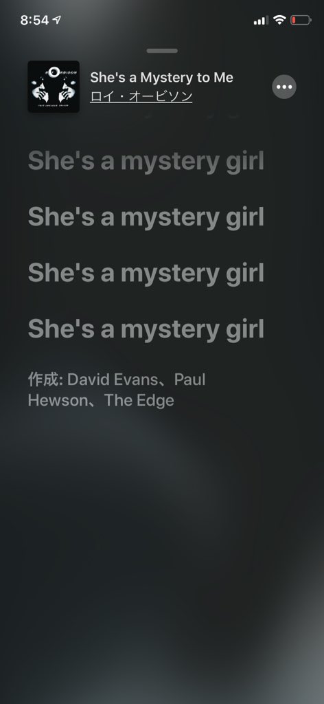 Happy Birthday The Edge                  She\s a Mystery to Me         