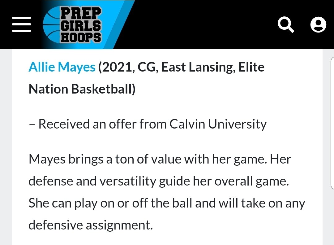 ENBBasketball's tweet photo. 💯%!!! @alliemayes21 is also the ultimate teammate. Always has a positive attitude and is a shining example of class on and off the court. We have been so lucky to have shared this ride with her all these years. #ENBfamily https://t.co/LL739BmD66