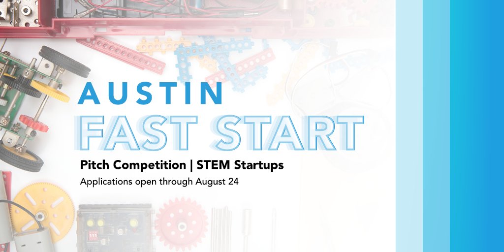 WeAreDivInc's tweet photo. Have the next big STEM idea or startup? Apply for a chance to win $2,500 cash (plus more in prizes) at the Austin Fast Start Pitch Competition! https://t.co/Bz00tnvbNo
#austinfaststart #smallbizaustin #stem #stementrepreneur @AustinYC @SmallBizAustin @austintexasgov https://t.co/lIV43N8mQR