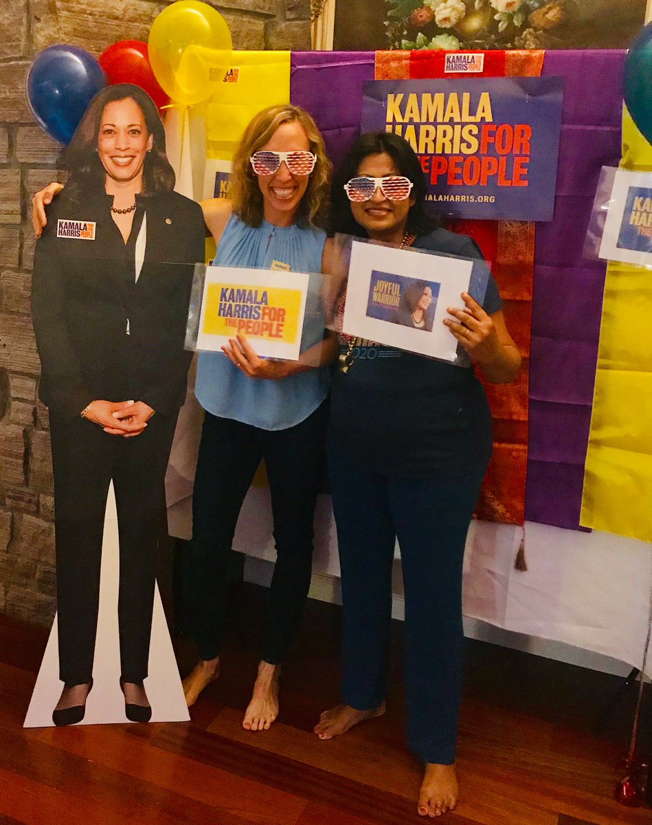 We hosted debate watch parties, shared our personal stories of why we supported Kamala and exemplified the joy in Joyful Warriors...