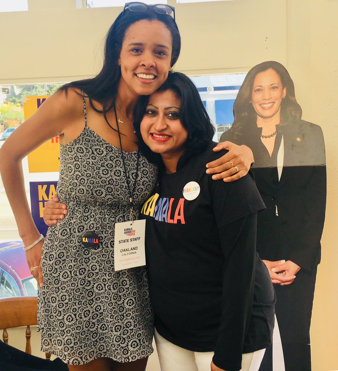 As I took the lessons I learned from camp Kamala to grow my team, I cherished joyful moments along the way. One of the most memorable was the grand opening of the Oakland HQ where I met beautiful souls like  @mayanjeri &  @LynetteGM, who inspire me with their compassion & strength.