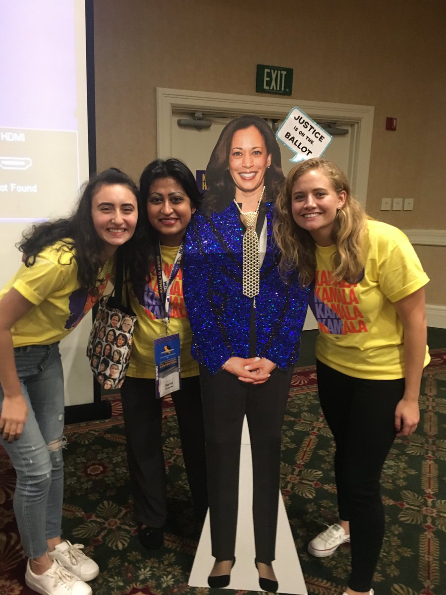 The CADEM Convention in Long Beach is one of the greatest memories I’ll cherish from this journey. I drove down with  @SafiAmanda &  @Isadougherty two passionate young women who will change the world in the future and in that moment, became their campaign mom...