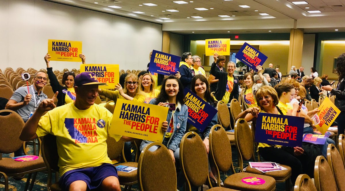 I’ll never forget the powerful testimonials I heard while leading  @KamalaHarris supporters in chants and encouraging them to share their personal journeys...beautiful souls who had been marginalized and experienced so much pain, who saw in Kamala, a voice of inclusion and hope.