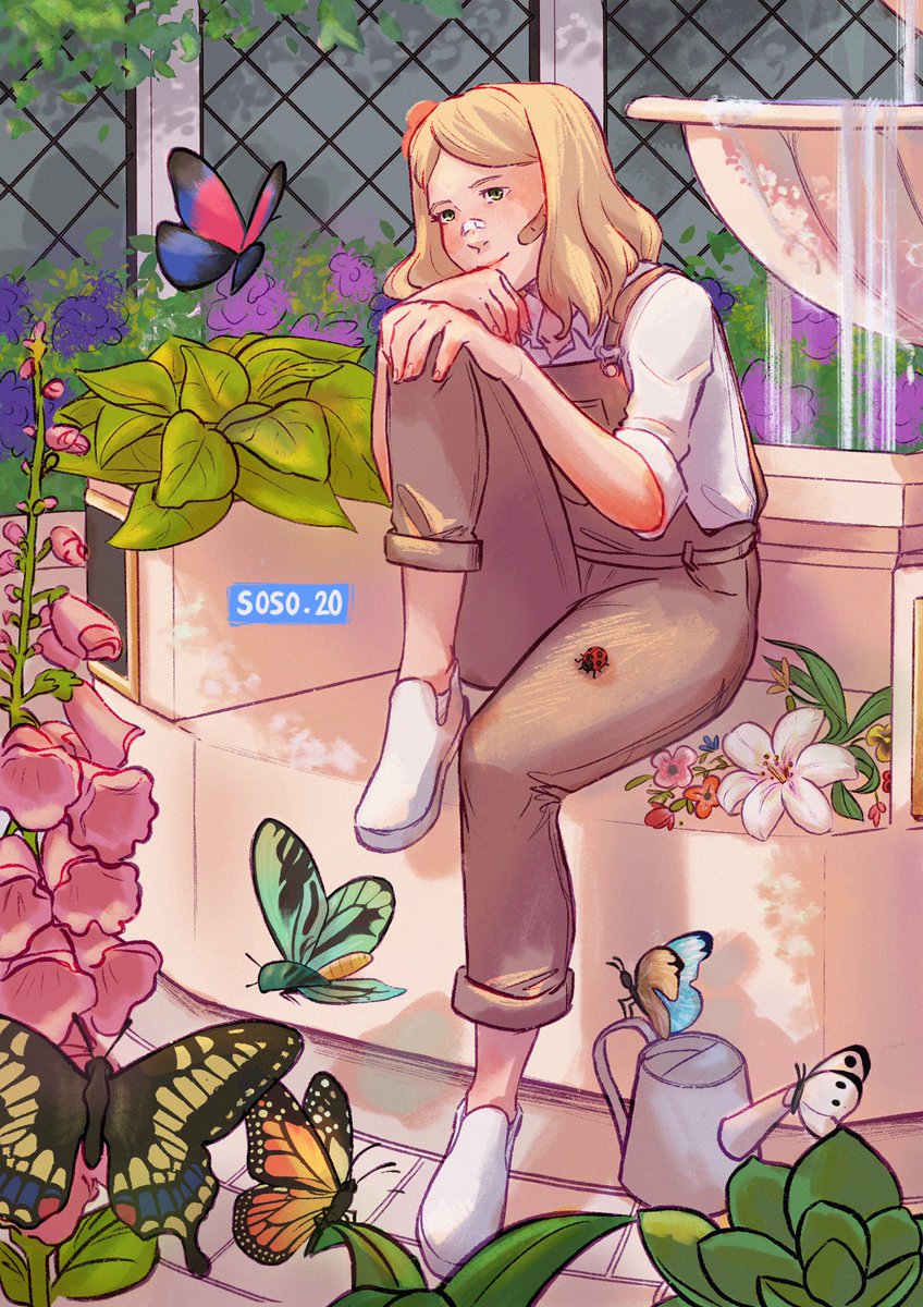 soso_doodles's tweet photo. FINALLY🌷🌺🌸I’m done with my #butterflyroom fanart 🦋🐞!! Please enjoy my AC character, the plants, the butterflies and the colors and thank you for those who joined my suffering during the livestream 🥰
-
#animalcrossingnewhorizons #animalcrossing #acnh #animalcrossingfanart https://t.co/RSnhfJnXg7