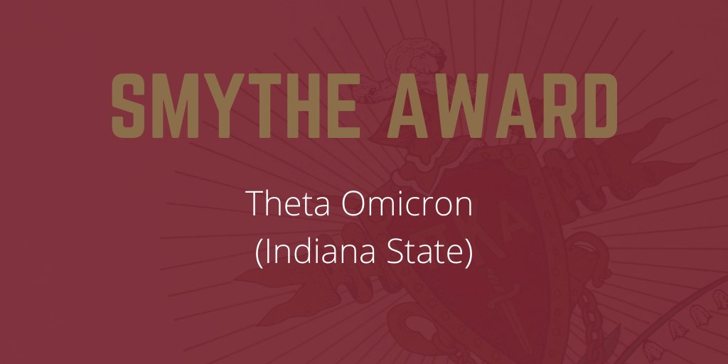 PiKappaAlpha's tweet photo. Congratulations to @ISUPIKE (Indiana State) on their 12th consecutive Smythe Award! #PiKappaAlpha https://t.co/wGMg6eugnv