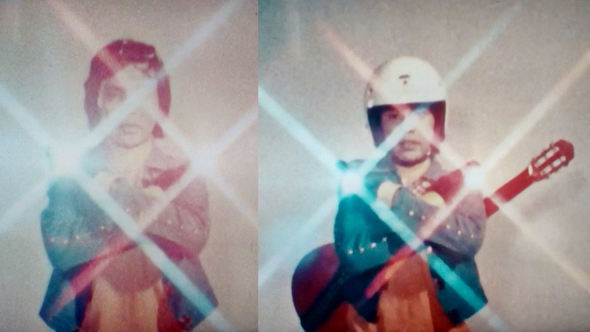 Twitter 上的 Toki 東映チャンネルで 人造人間キカイダー を見ていて ジローの変身バンクがちゃんと二種類ある事に初めて気づいた ヘルメットのしかないと思っていた 但し グラサン メット無しの方はギターが無い T Co Xyopqqb3en Twitter