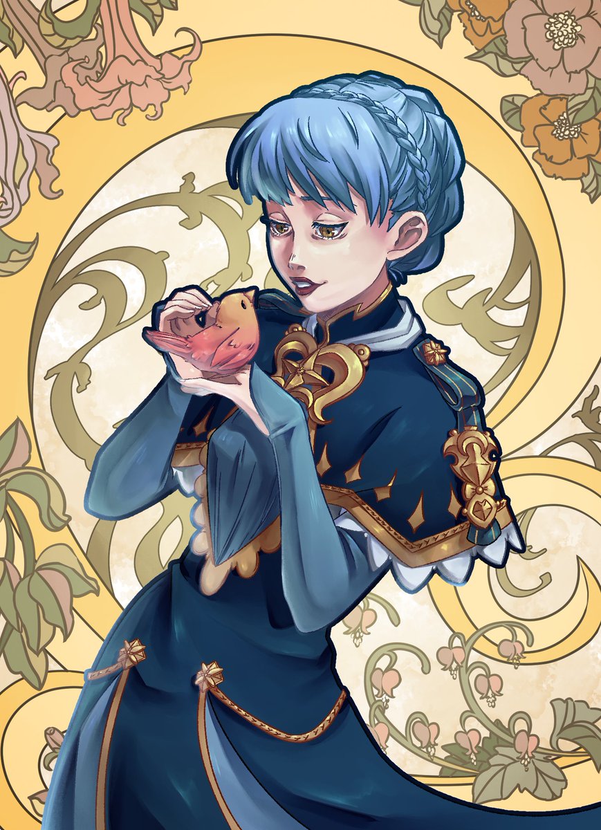 MadameRinRin's tweet photo. My other piece for @WildRoseZines's FE3H card project! https://t.co/PGYHSQjd44