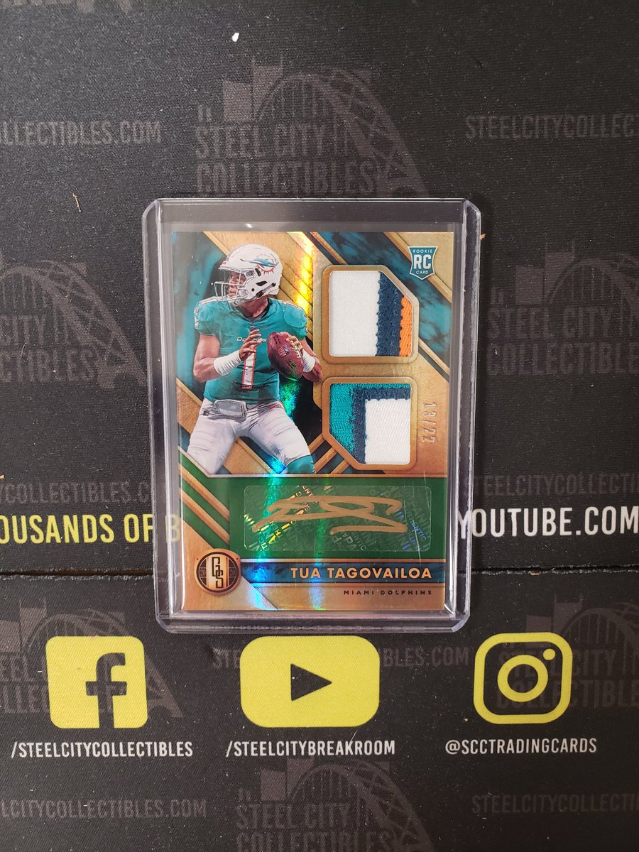 SCCTradingCards's tweet image. Huge start in the #SteelCityBreakRoom of @Tua from @PaniniAmerica #GoldStandard #ShowMeYourHits #TylerPullsFire