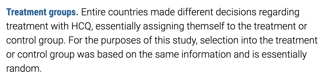 NeuroStats's tweet image. Folks, I introduce you to the very novel notion of a "country-randomized controlled trial" that is neither randomized nor controlled.