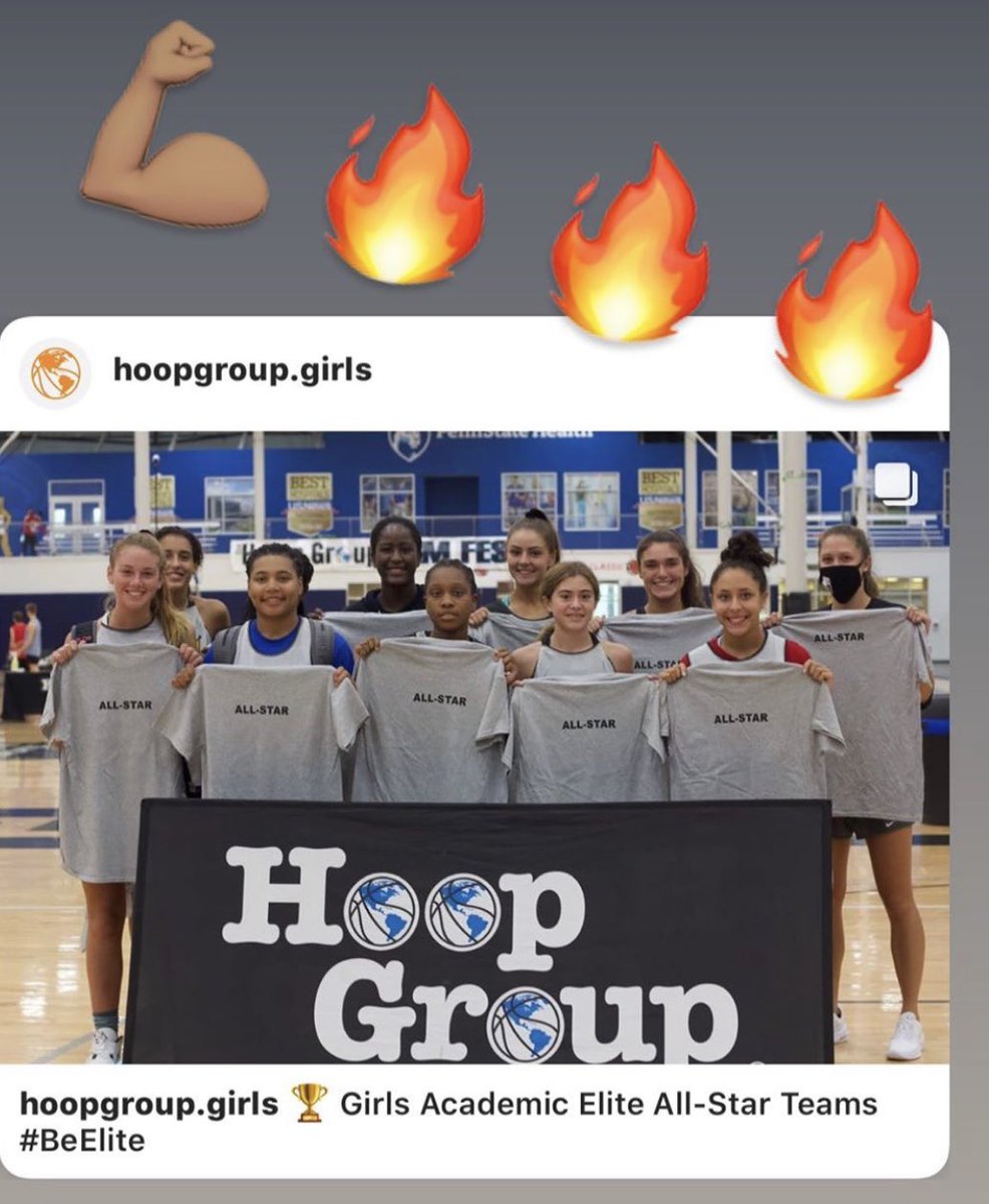 GymNj's tweet photo. Congrats on making the All-Star team at Hoop Group Academic Elite‼️🔥 
2023 @jesssthagod 
2022 @AlanaM_Robinson 
2023 Emma Starr https://t.co/vAiFUjaRPL