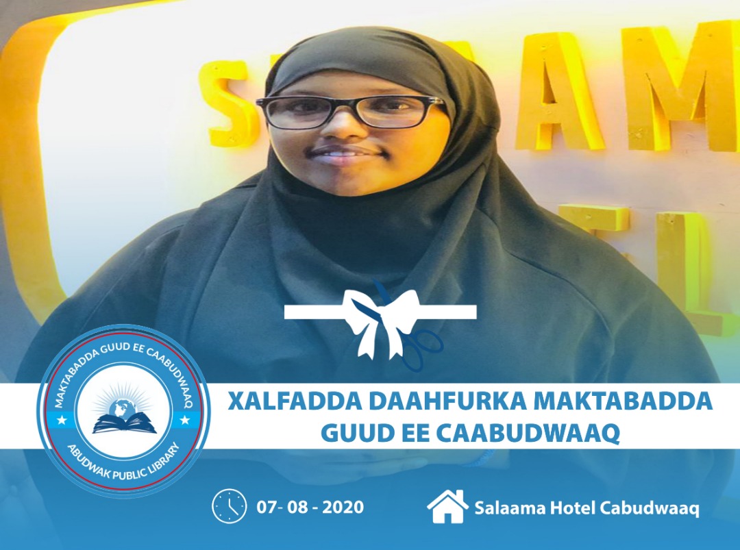MaktabaddaCW's tweet photo. “Maktabadaan waxaa iska leh bulshada reer Caabudwaaq waxaa wajib ah in aan wada ilaalsano sida aan u ilaalsano nafteenna. Waxa aan rajaynayaa in wax wayn ka badasho wacyiga bulsha waynta reer caabudwaaq”

@HamdaBongo https://t.co/HnZoUhnADN
