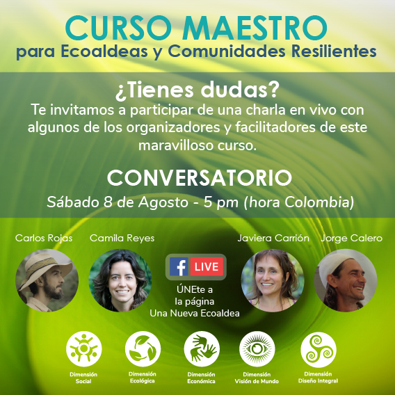 Gaia_University's tweet photo. Join us this Saturday for a live Q &amp; A about the upcoming Master Course for Ecovillages and Resilient Communities offered by Una Nueva Ecoaldea, 12 allied organisations in Latin America. 

Facebook live: https://t.co/VSiy8HiyZ8
#engagedpedagogy #growingresilientcommunities https://t.co/lj4BcXuD9J