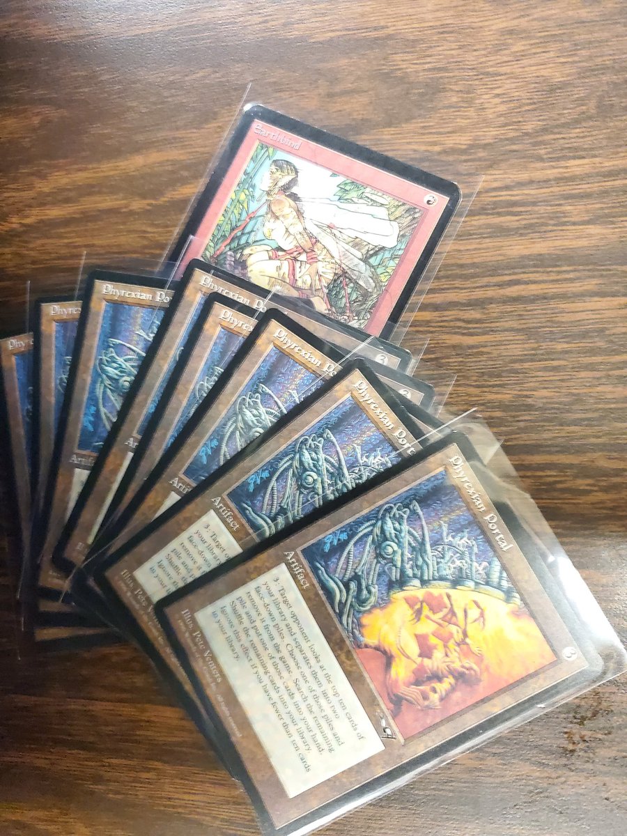 MtgStock's tweet photo. Mail day! #phyrexianportal #reservedlist and #earthbind #alpha https://t.co/lpVbZkCmy6
