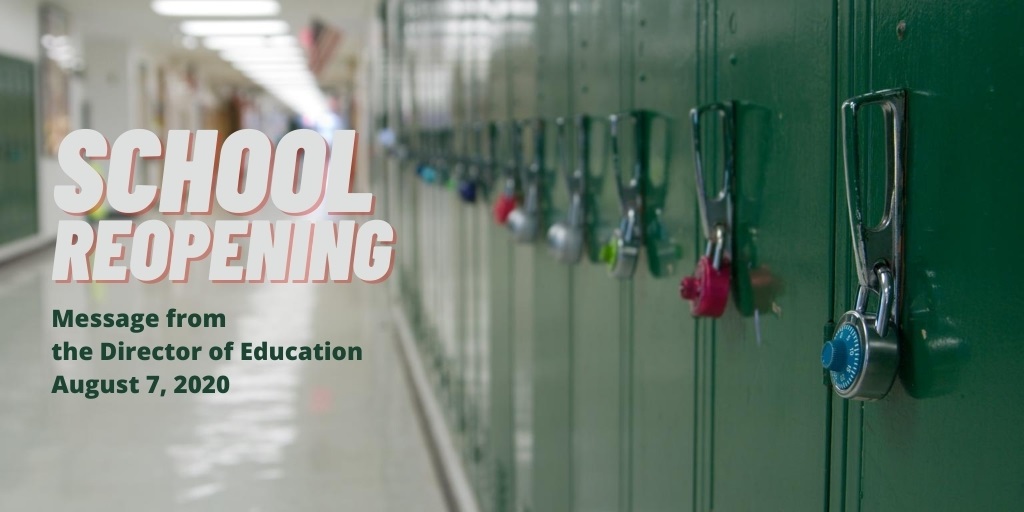 LimestoneDSB's tweet photo. School Reopening Update: Director of Education Krishna Burra has provided an update on school reopening plans for 2020-2021 school year. We appreciate your patience and understanding as we work toward a safe school reopening. https://t.co/cQQnSRmCMV https://t.co/RrlbftKyIz